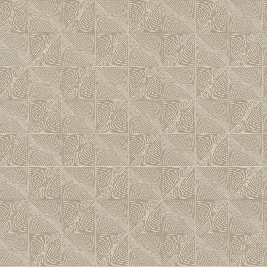 Smeđe-bež geometrijska flis tapeta za zid, CU3313, Cumaru, Grandeco | Ljepilo besplatno